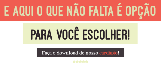 Faça o download do nosso cardápio!